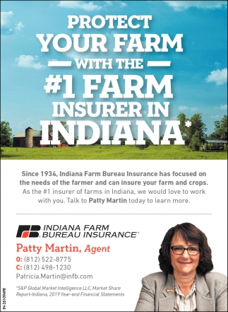 Protect Your Farm with the 1 Farm Insurer In Indiana, Indiana Farm Bureau Insurance Patty