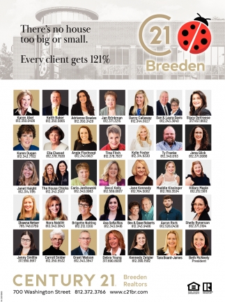 There's No House Too Big Or Small., Century 21 Breeden Realtors