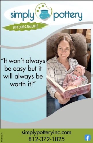 Gift Cards Available, Simply Pottery, Columbus, IN