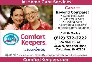 Care Beyond Compare Comfort Keepers Columbus In