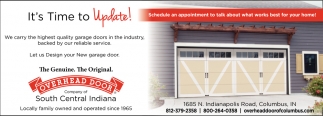 The Genuine The Original Overhead Door Columbus In