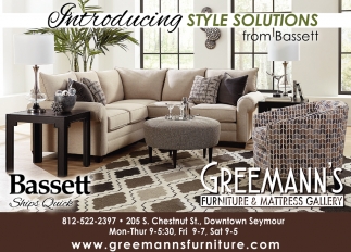 Introducing Style Solutions From Bassett Greemann S Furniture