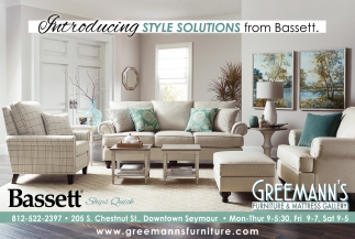 Introducing Style Solutions From Bassett Greemann S Furniture
