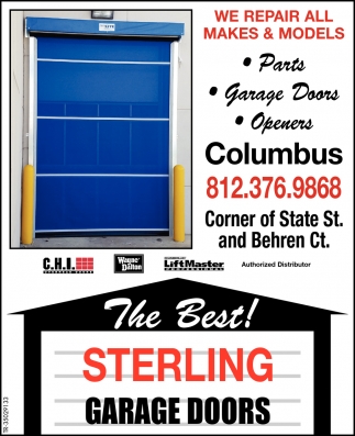 We Repair All Makes Models Sterling Garage Doors