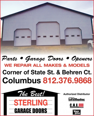 We Repair All Makes Models Sterling Garage Doors