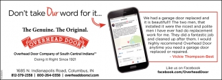 Don T Take Our Word For It Overhead Door Columbus In