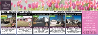 Open Houses - New Houses, Berkshire Hathaway, Columbus, IN