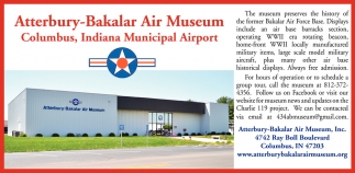 Columbus, Indiana Municipal Airport, Atterbury-Bakalar Air Museum